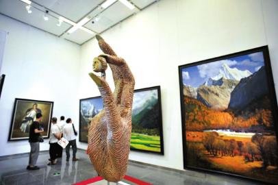 大山大水·大美四川美术创作工程优秀作品展开幕