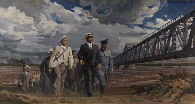 �����֡�����ɽ�Ӳ�ƺӴ��š� ����210cmx400cm��