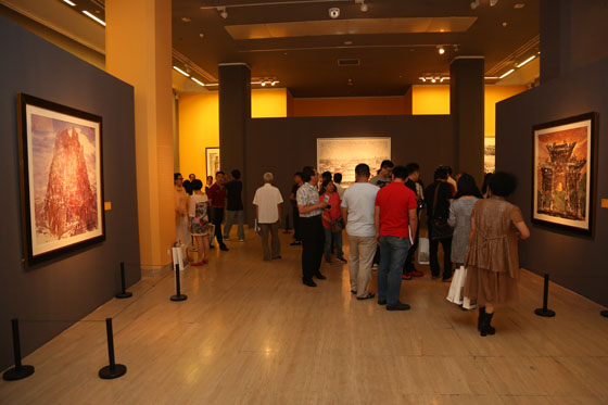 世界观·聂危谷中国画展中国美术馆启幕