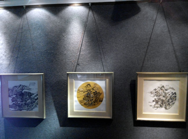 李金鹏山水画小品展山西太原启幕