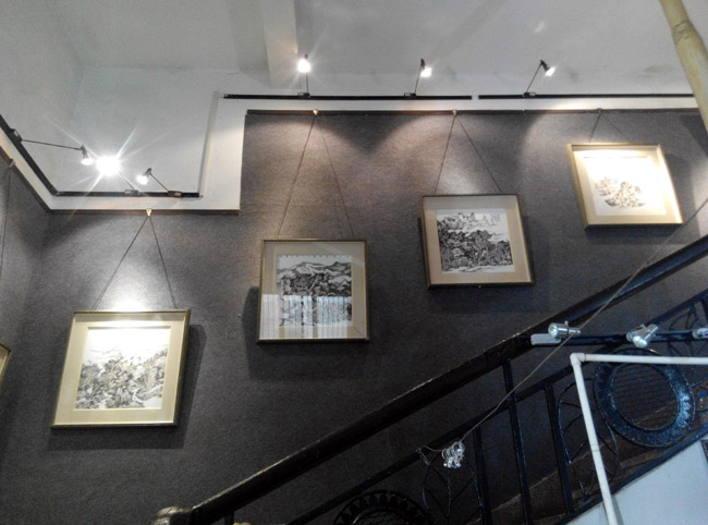 李金鹏山水画小品展山西太原启幕