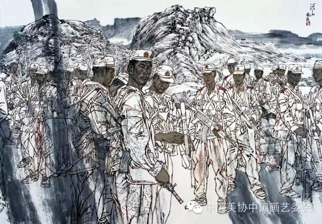 马国强 《河山》 127cm×182cm