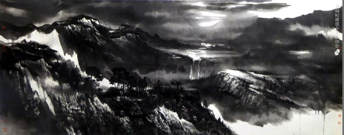 陈辉 《太行岁月》 145x365cm