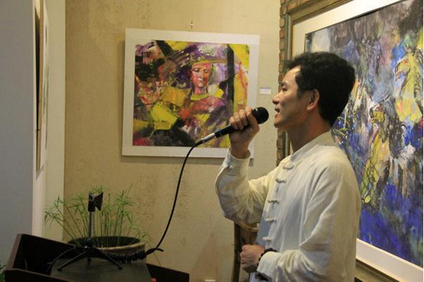 吴骎新中国画展在宋庄呼吸艺术空间开幕