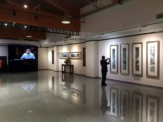 丹青丰碑一卢禹舜中国画邀请展展览现场