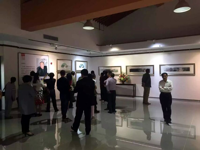 丹青丰碑一卢禹舜中国画邀请展展览现场