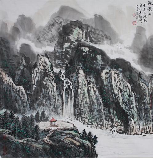沉静稳重 效力丹青——谈张洪春山水画的追求