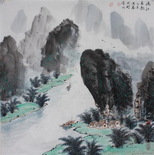 沉静稳重 效力丹青——谈张洪春山水画的追求