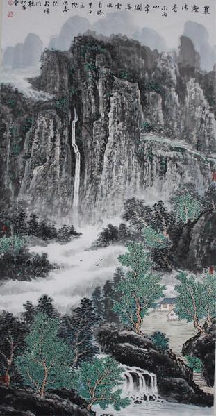 沉静稳重 效力丹青——谈张洪春山水画的追求