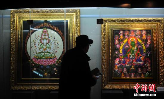 青海启动首届唐卡艺术技能大赛 保护少数民族文化