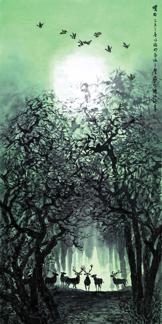 傅以新作品:暖日