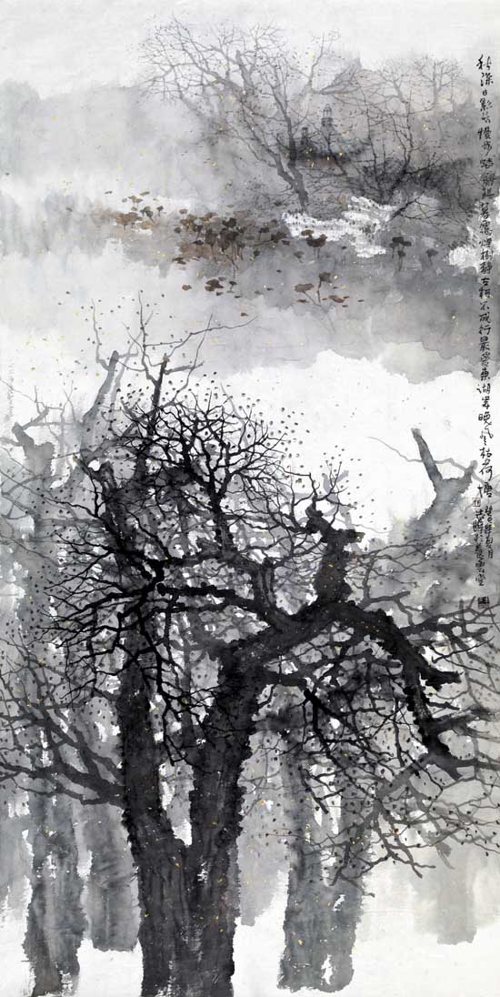 牛志晔作品:秋深日影长 漫步踏斜阳