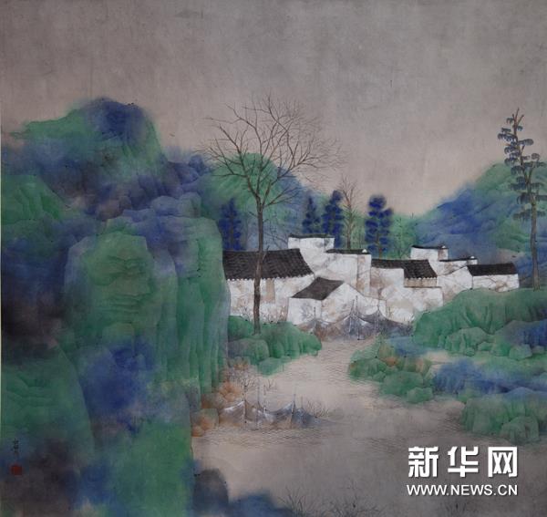 微风 纸本重彩 65x65cm 2010
