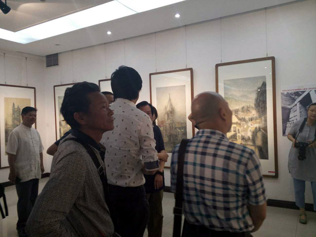 “新传统”中国人民大学中国画创作与研究工作室作品展展览现场