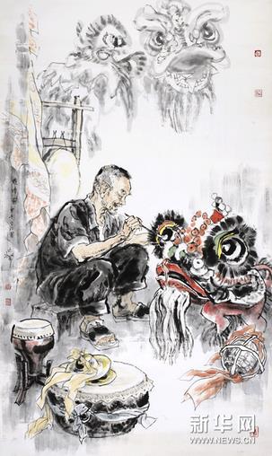 家园心声--李延声非物质文化遗产画展亮相恭王府