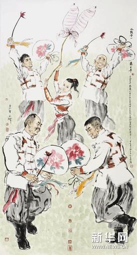 家园心声--李延声非物质文化遗产画展亮相恭王府