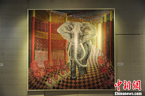 韦申个人画展展现“异度空间梦想家”