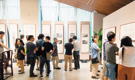 山水精神画展亮相西湖听雨楼美术馆