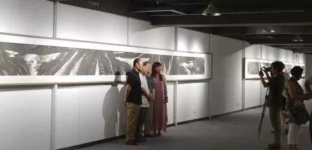 无声之诗——贾又福山水画全国巡展山东潍坊展览现场