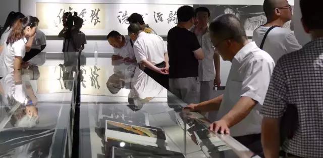 无声之诗——贾又福山水画全国巡展山东潍坊展览现场