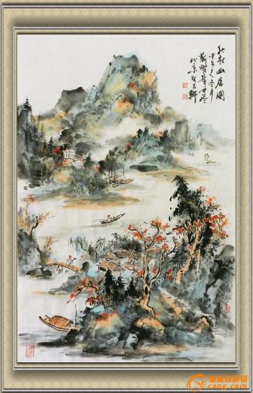 中国好字画专拍预展——靳耀华水墨画作品