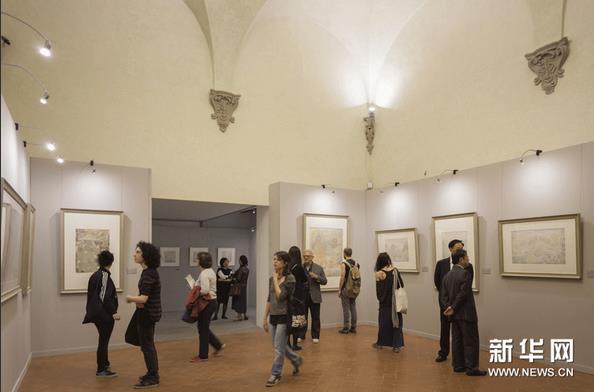 田黎明阳光·空气·水中国画展亮相佛罗伦萨