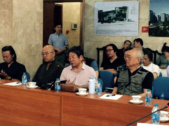 中国国家画院丝绸之路美术创作草图观摩会现场