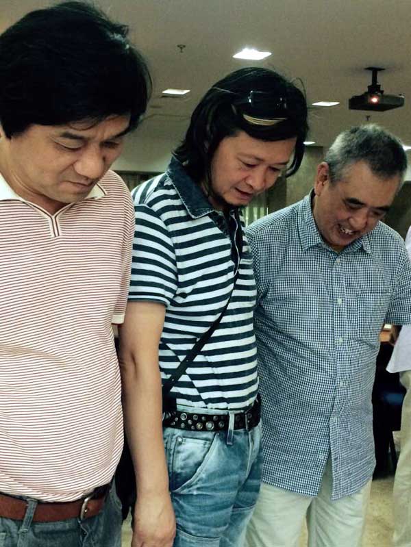 中国国家画院丝绸之路美术创作草图观摩会现场