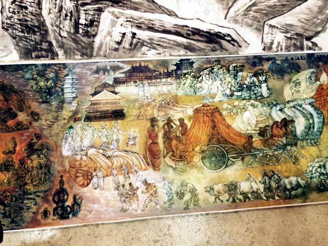 中国国家画院丝绸之路美术创作草图观摩会作品展示区