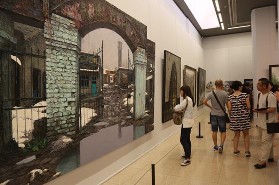 第二届中国青年油画作品展亮相中国美术馆