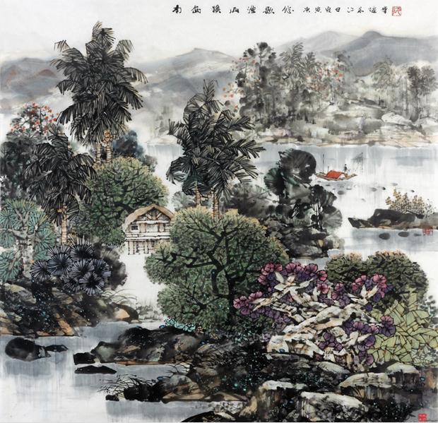 水墨中的海南风情——中国美术家协会理事阮江华作品赏析