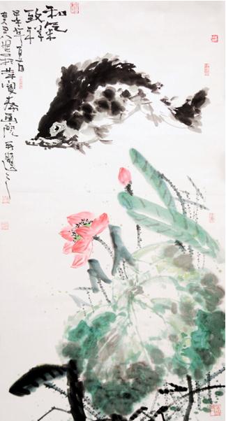 大写意画家李贵君参加第二届水墨丹青名家展