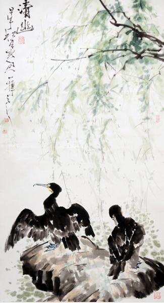 大写意画家李贵君参加第二届水墨丹青名家展