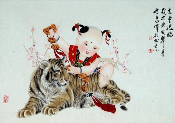 高伟:胸次磊落有大志 落笔画虎独占鳌