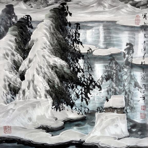 保利春拍:大盘原始股冰雪山水画登场