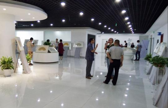 风云出袖——侯和平书法扇面展开展