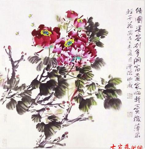 王世成牡丹画里见真情
