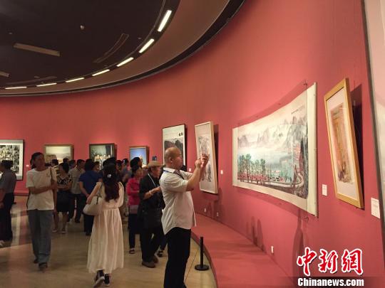 中国民主同盟盟员美术作品展在京启幕