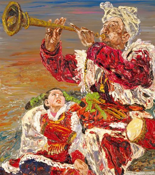 中国画家张尚明荣膺米兰世博会金奖