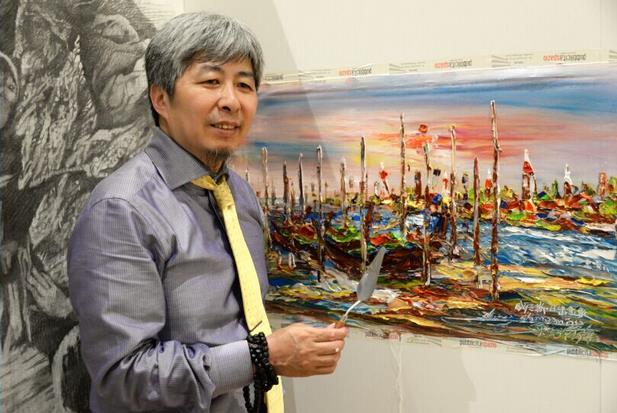 中国画家张尚明荣膺米兰世博会金奖