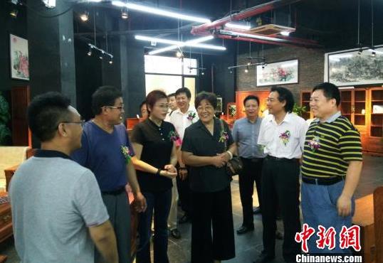 朱仕明的书画作品展在广东惠州启幕