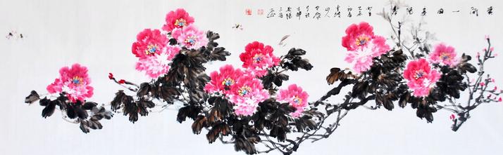 写尽花仙好风流-----牡丹画家安君康