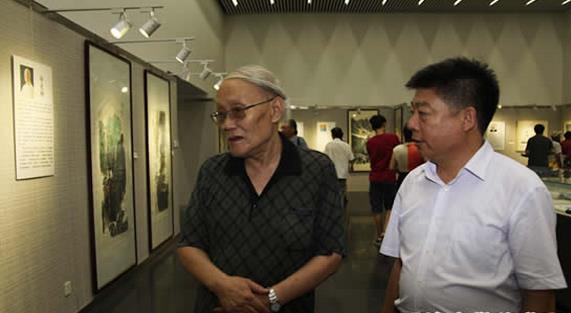 湖社遗韵——贾元聲作品展天津图书馆启幕