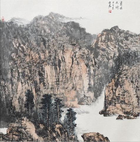 张国君山水画欣赏