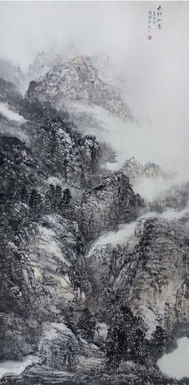 张国君山水画欣赏