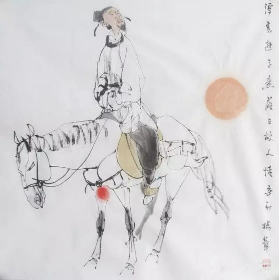 青年画家杨苇作品:仙风道骨,飘逸自如