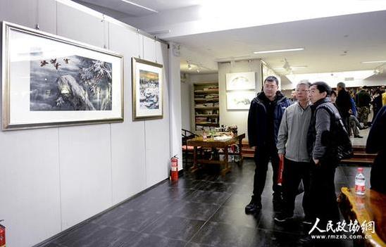 高宏冰雪画全国巡回展在京开幕