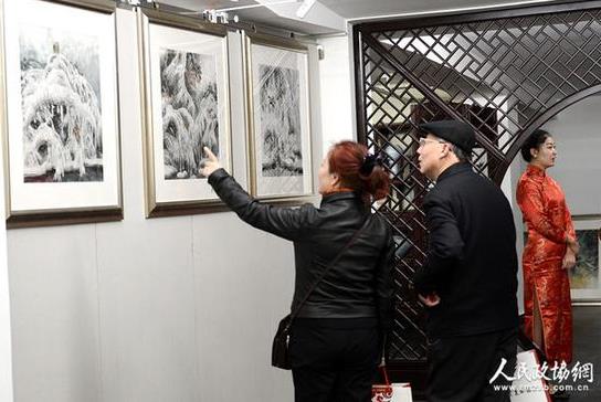 高宏冰雪画全国巡回展在京开幕