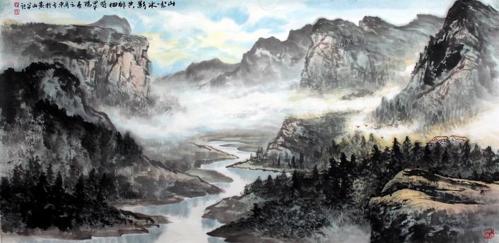 中国画的玄机《用水之法》