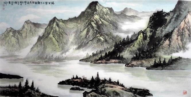 中国画的玄机《用水之法》